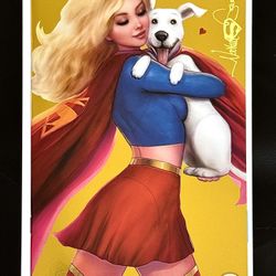 SUPERGIRL #1 Signed by NATHAN SZERDY W/Remark Fan Expo Limited To 1000 Gold Foil