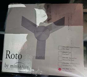 Minka Aire Roto Ceiling Fan F524-WHF Flat White