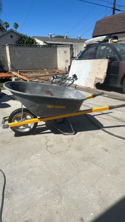 6cu ft wheel barrel