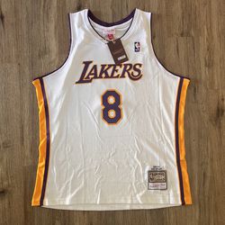 Lakers #8 Kobe Bryant White Adult Jersey 