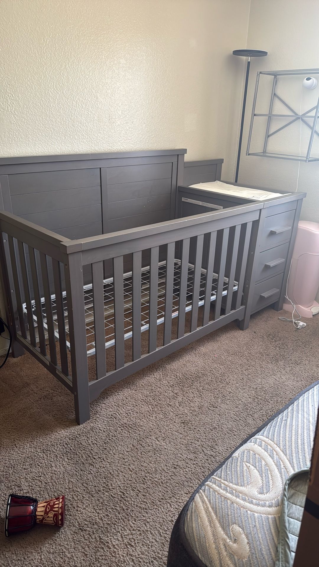 Baby Crib With Changing Table