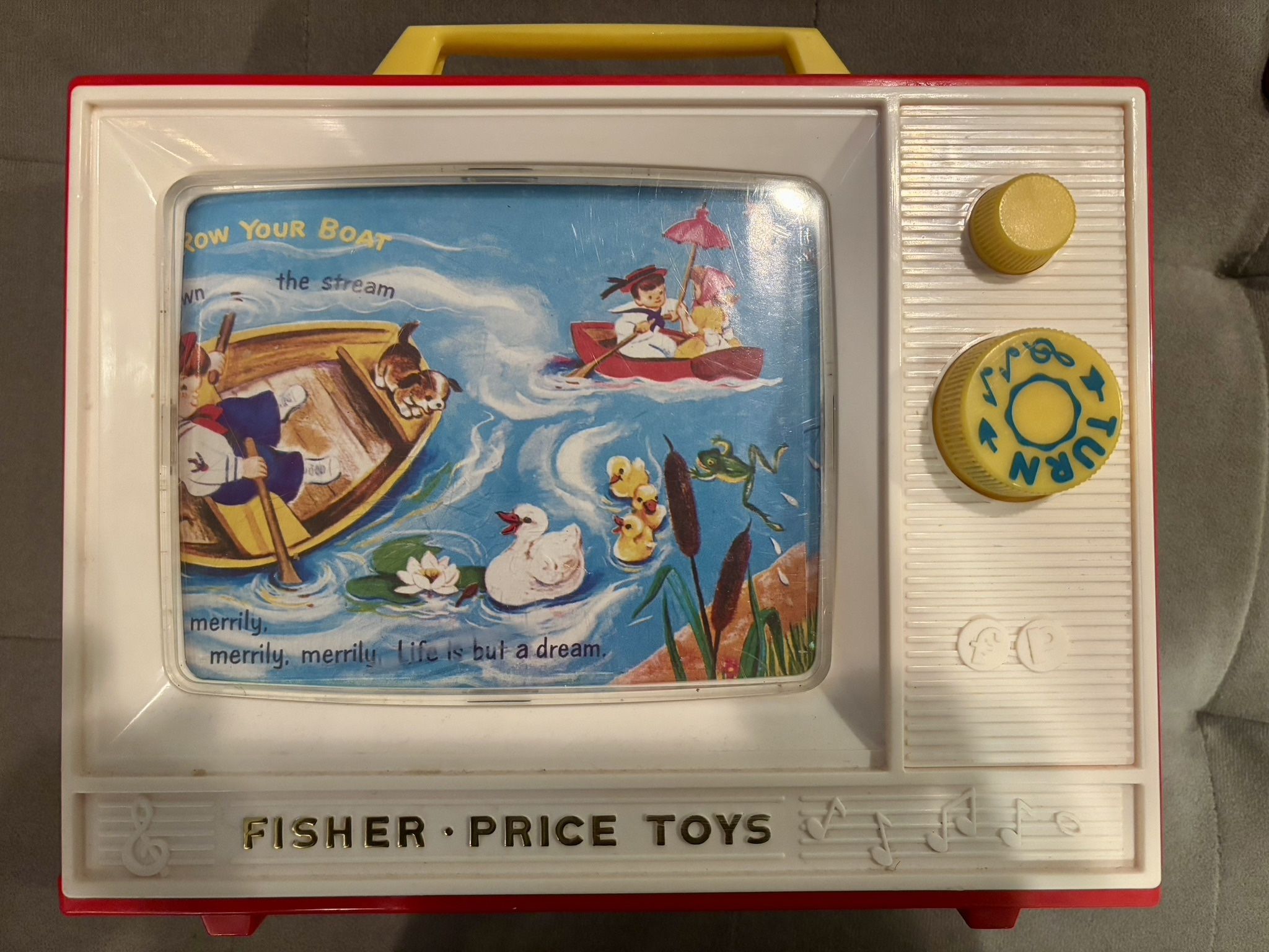 Vintage Fisher Price Two Tunes TV