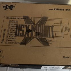 TV Wall Mount 15”-65” Heavy Duty Bracket New + Open Box Bundle