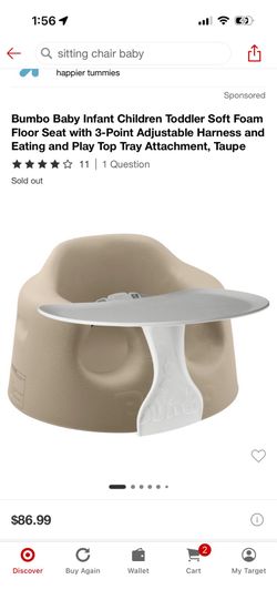Bumbo Baby Infant Soft Foam Floor Seat -baby sitting chair