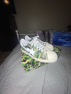 BAPE x Adidas superstar 80’s size 10M