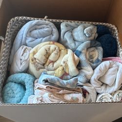 Box Full Of Baby Clothes