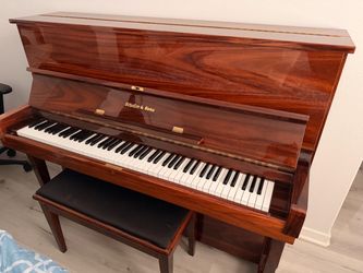 Schafer & Sons Upright Piano - Model WG-5 for $2500 - Beautiful Schafer & Sons upright piano  with matching piano bench - Model WG-5 for $2500