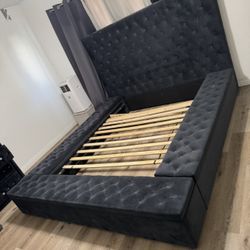 Queen bed Frame With Storage 