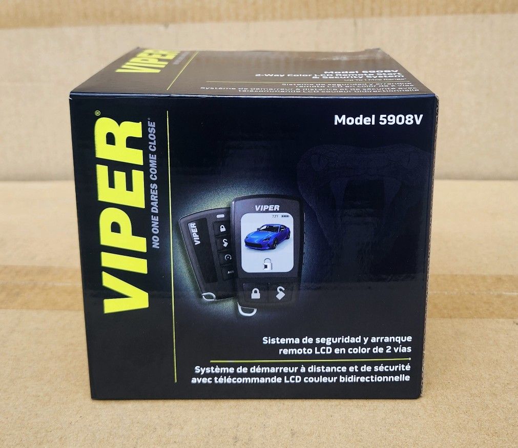 Viper Remote Start & Security Alarm Dual Remotes 2-Way System Model 5908V 🚨 Payment Options Available 🚨 No Credit Needed 🚨