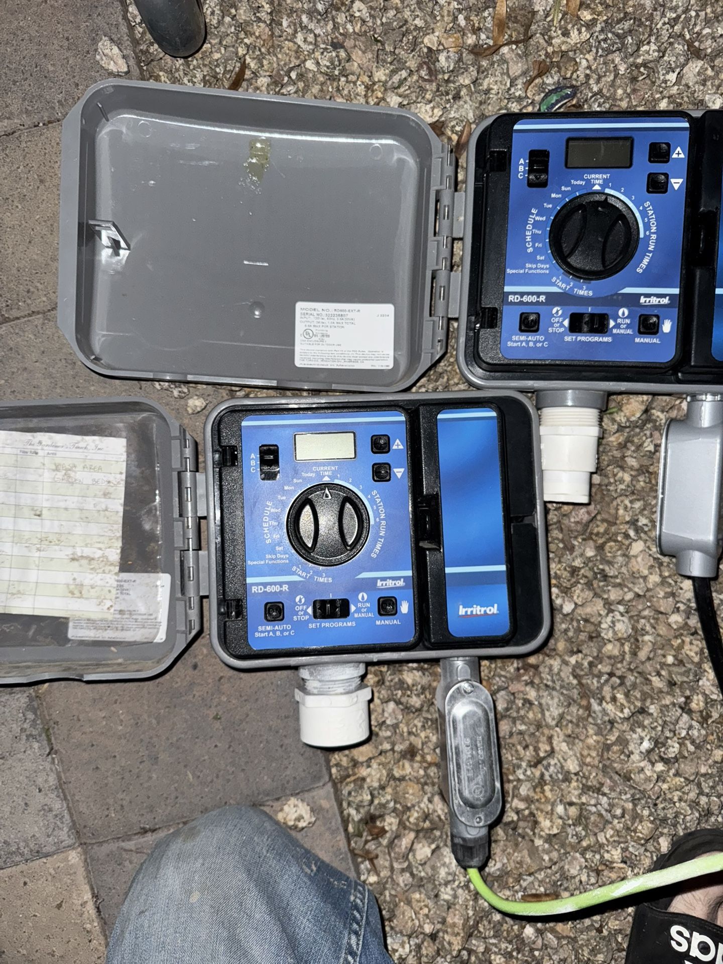 irritrol valve controls