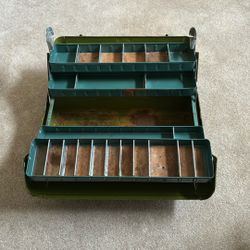 Vintage Fishing Tackle Box 