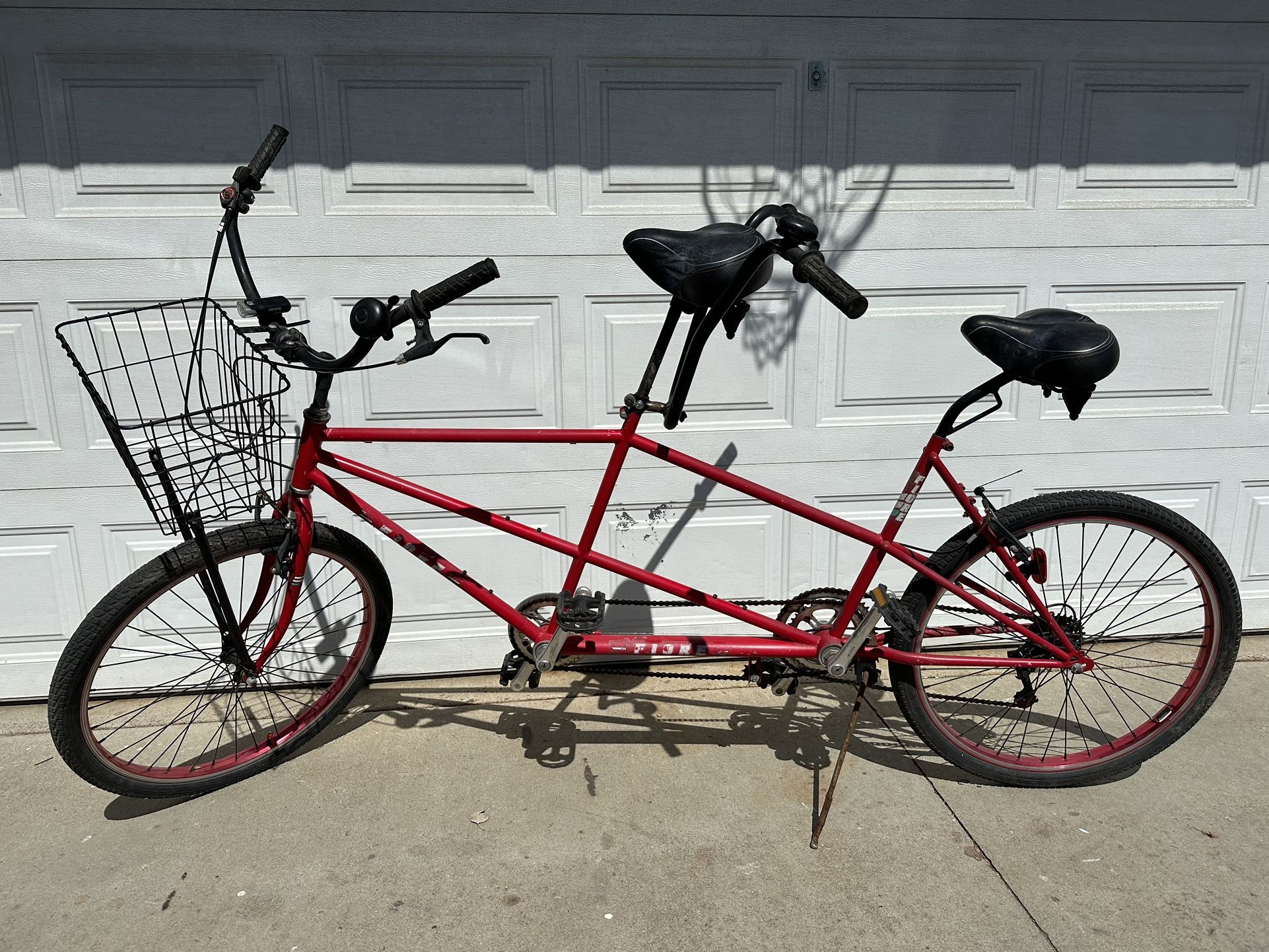 Fiore 26” 5 Speed Tandem Bike. Italian made Bicycle Quality! 🇮🇹