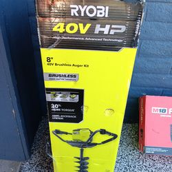 EARTH AUGER RYOBI 40V BATTERY AND CHARGER INCLUDED