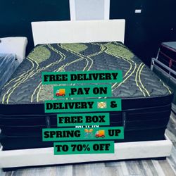FREE DELIVERY & FREE BOX SPRING 🎊🎊🚚
