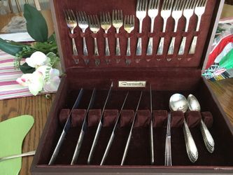 Antique Silverplate service for 6