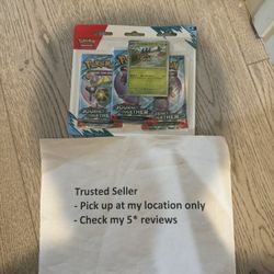 Pokémon Pokemon Scarlet & Violet Journey Together SV9 3 Pack Blister yanmega in hand