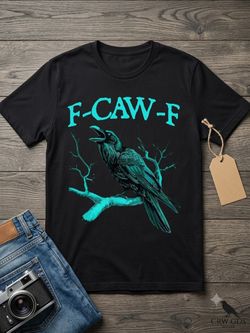F-CAW-F men's black graphic tee
