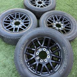 Ford F250 F350 Wheels Tires 10% Life No Tapas 