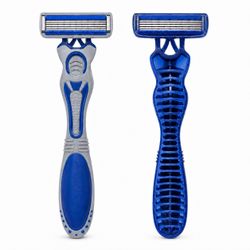 Assured 6-Blade Disposable Razors 3 Packs 6 Razors Total New