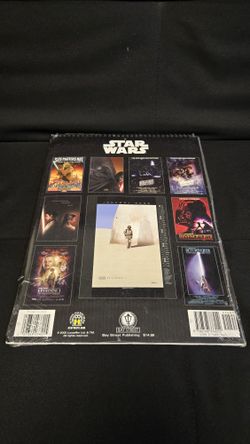 Vintage Official Star Wars 2006 Poster Calendar - Sealed Original Movie Art Prints - Lucasfilm Collectible