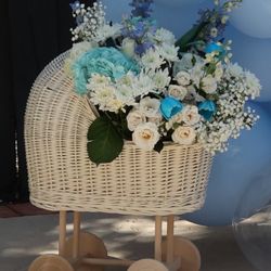 Baby shower stroller Cart Decoration