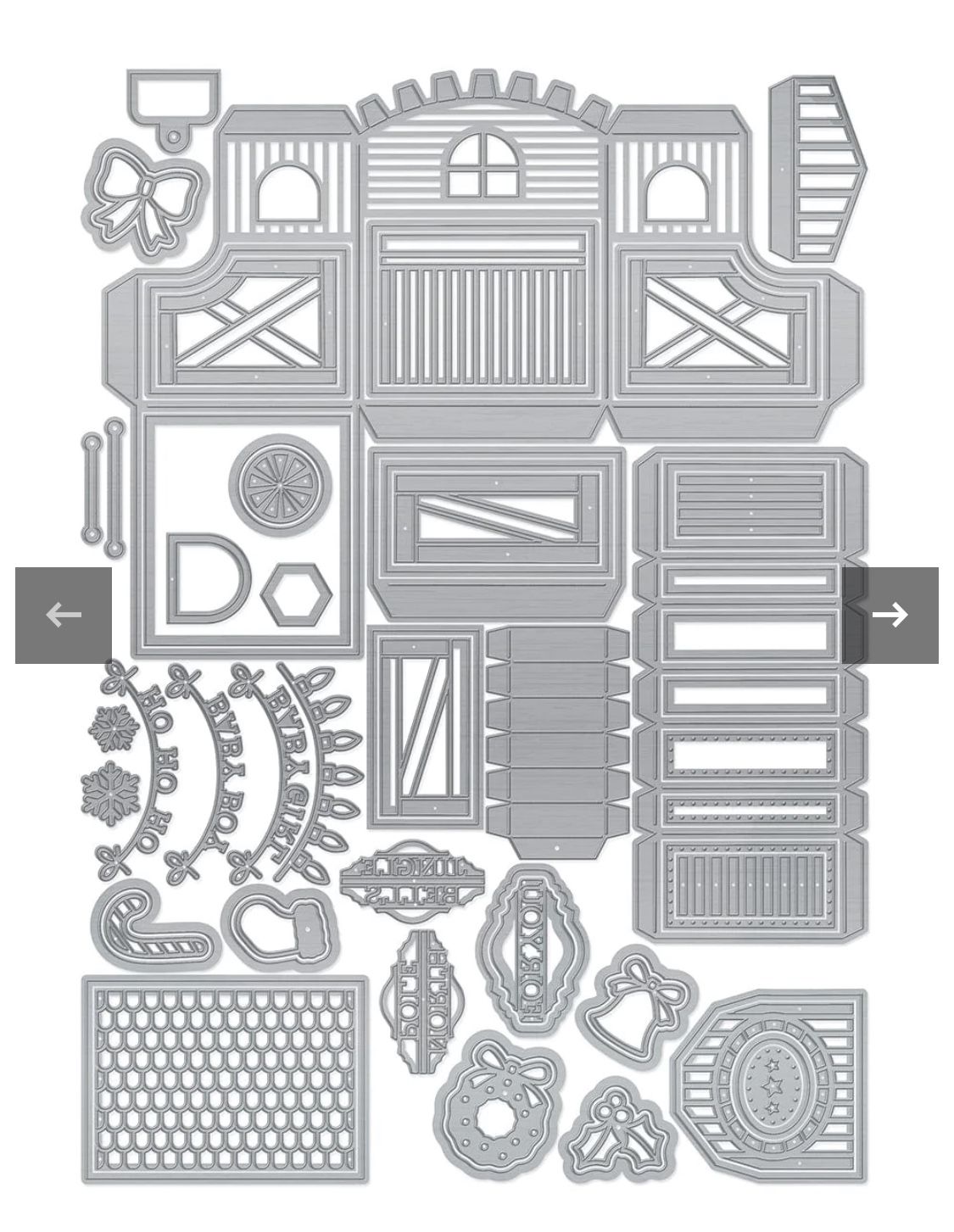 Train & Carriage Treat Holder Die Sets Arts & Crafts supplies
