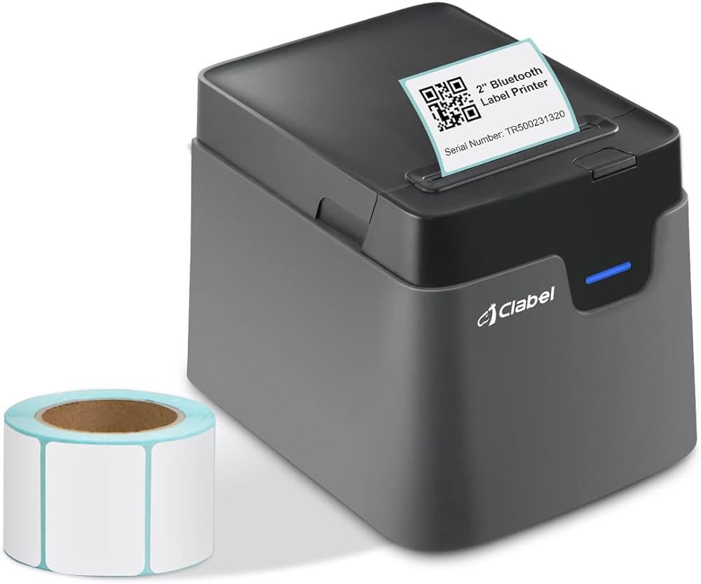 CLABEL Desk Bluetooth Barcode Label Printer