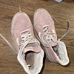 Pink Hi-Top Vans