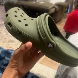 Green Crocs