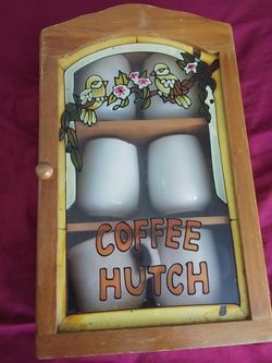 Antique coffee hutch