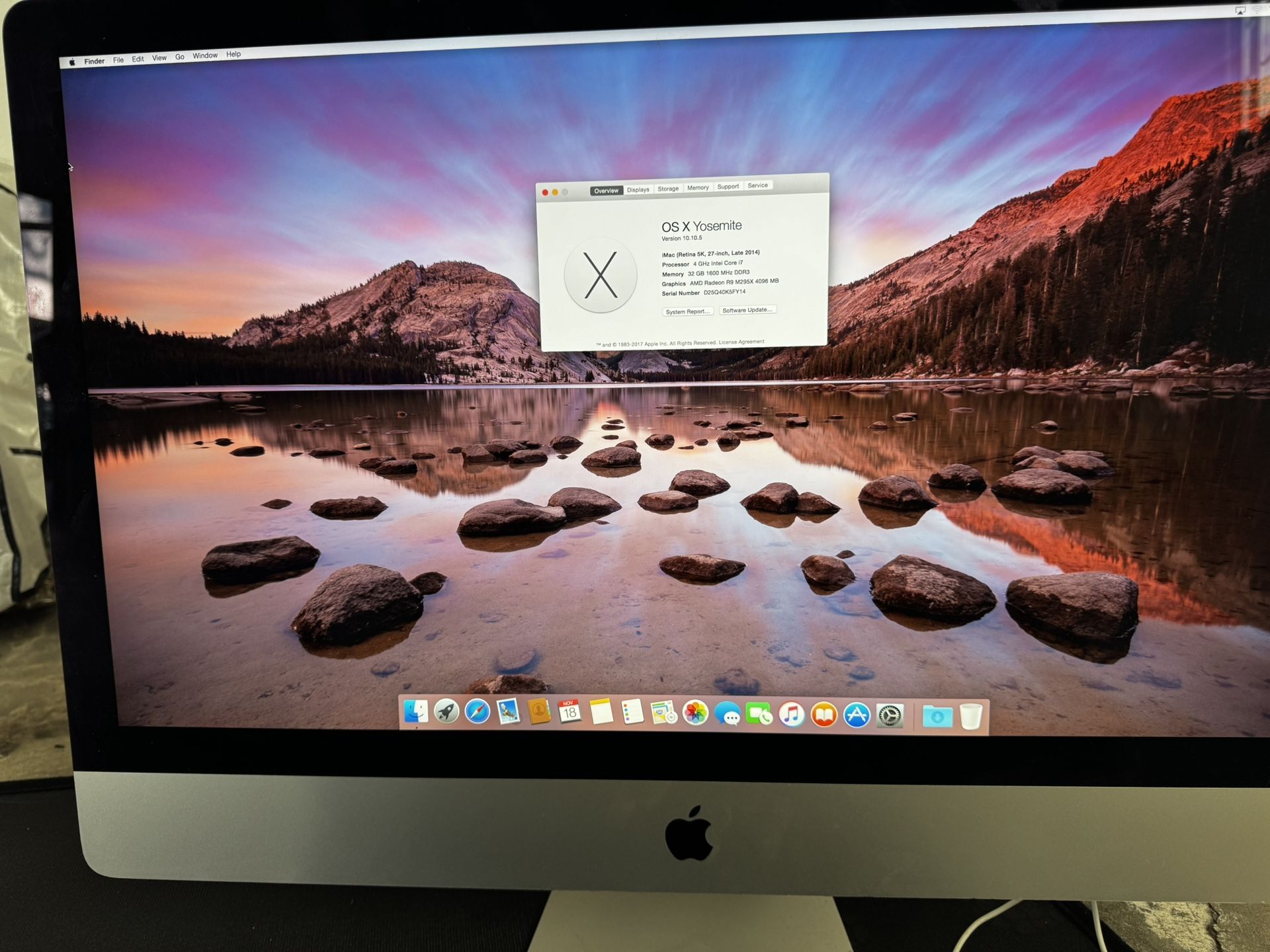 2014 27 Inch Apple Desktop With Mouse 3TB