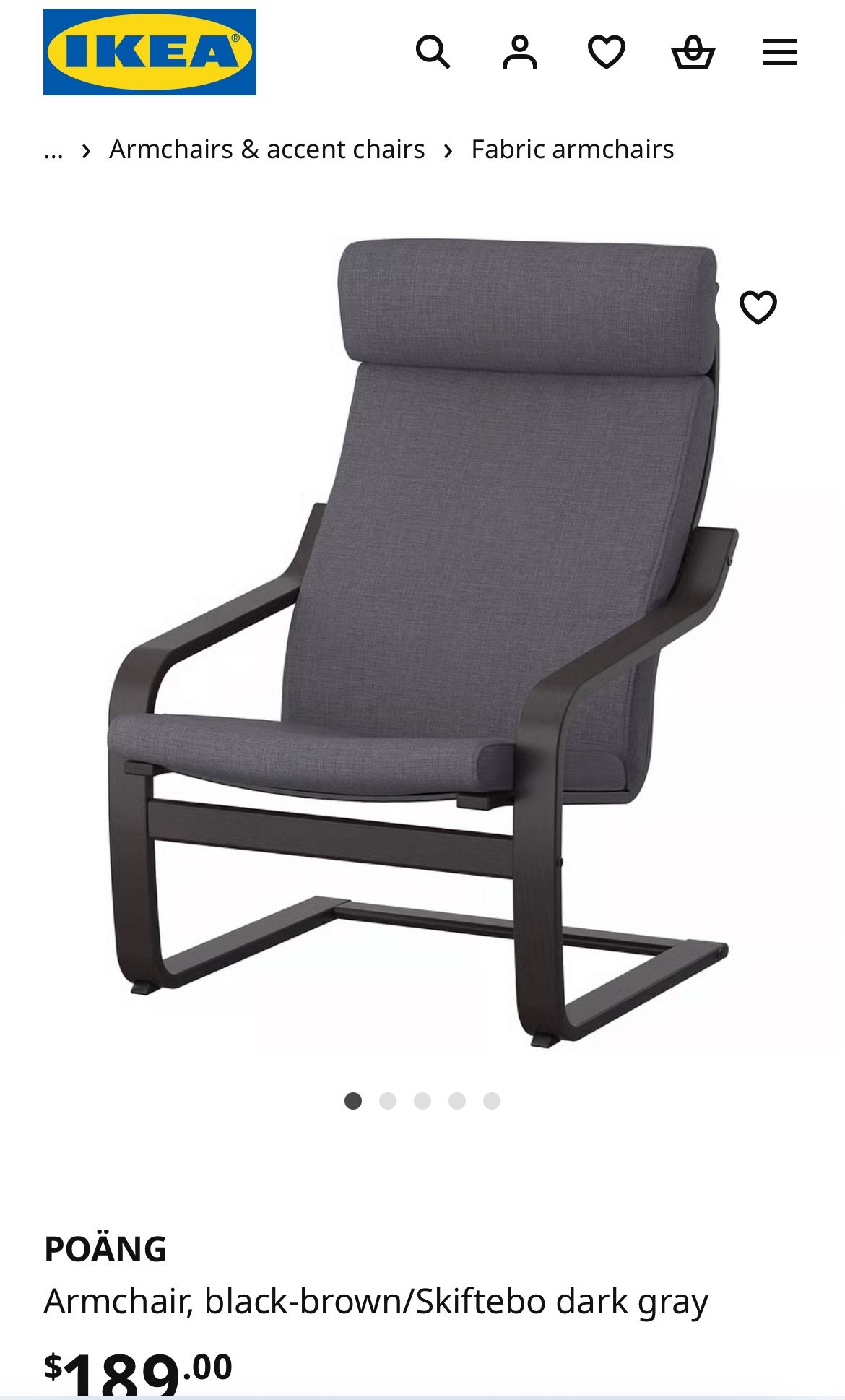 Poang IKEA Chairs Set Of 2