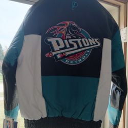 Pro Player MBA Detroit Piston Men's Leather Jackets 