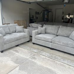 Gray Sofa Set Brand New 
