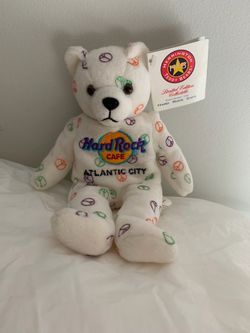 Hard Rock Cafe Atlantic City Collectible Teddy Bear