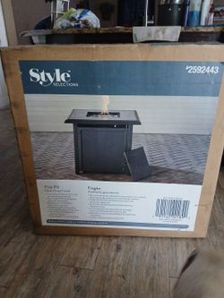 Fire pit ceramic tile top 40,000 Btus