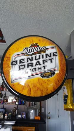 Miller Light bar light