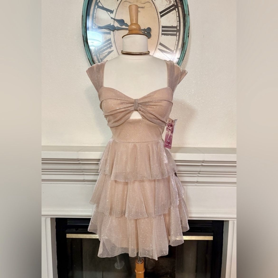 Sparkling Pink Party Dress