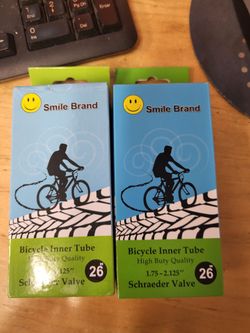 2 pcs bicycle inner tube 26"  BNIB