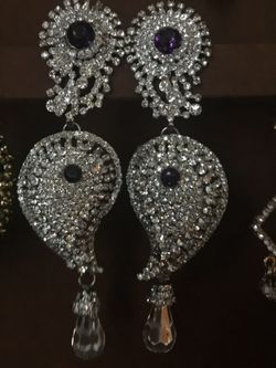 Silver earrings