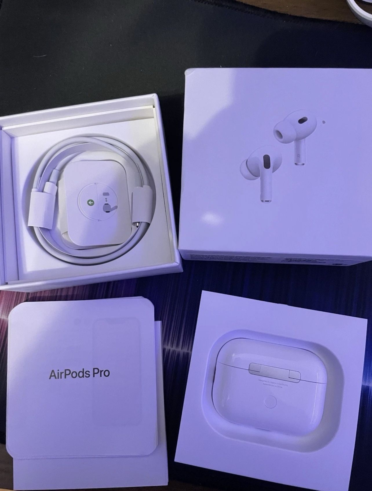 Airpods Pro 2nd Generation w/ Active Noise Cancellation & Charging Case (USB-C)