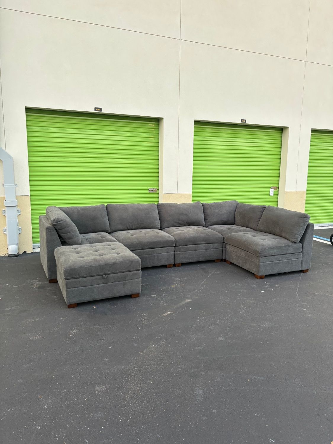 Costco Modular Grey Sectional Sofa
