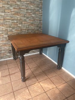 Solid wood antique table