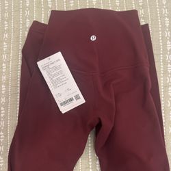 New lululemon Align SHR Leggings 28” (Size 2) 