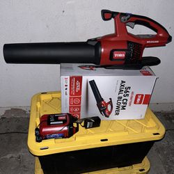 Toro 60 Volt Blower Kit With Battery And Charger $115