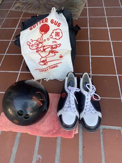 Bowling Ball Shoes, And A Bag