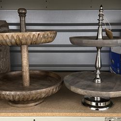 Two Tier Dessert Trays 