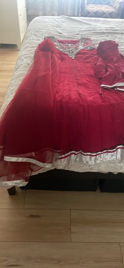 Women Three Piece Indian Clothing With Leggings And Scarf
