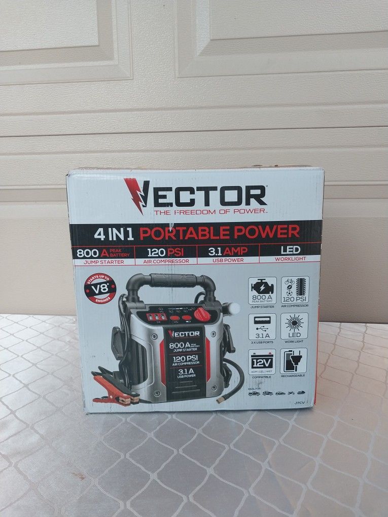 Vector Portable Power 4 In 1 800 Amp