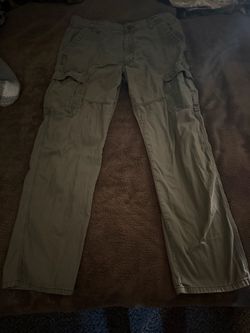 Beige Cargo Pants